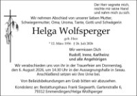 eine Anzeige