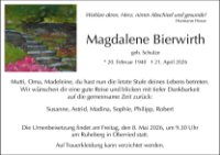 eine Anzeige